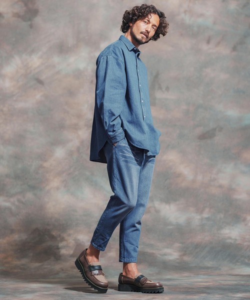 「Jih Nunc」 デニムパンツ S インディゴブルー メンズ_画像7