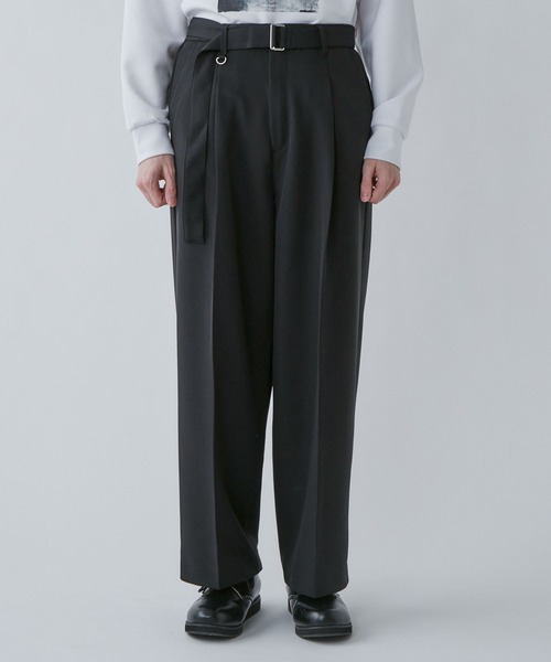 「LUCY」 スラックス LARGE グリーン系その他 メンズ_画像2