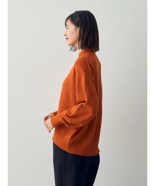 「YECCA VECCA」 長袖ニット FREE チャコールグレー レディース_画像4