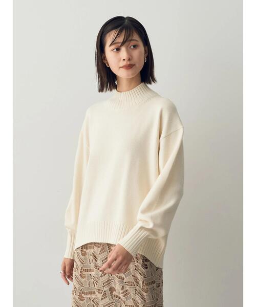 「YECCA VECCA」 長袖ニット FREE チャコールグレー レディース_画像8