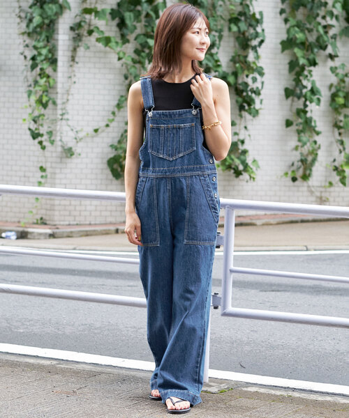 SLOBE IENA（スローブイエナ） オーバーオール 36 ブルー レディース