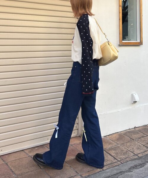 HELLO SANFRANCISCO ハローサンフランシスコ ジーンズ デニム デニムパンツ HELLO SANFRANCISCO ハローサンフランシスコ カラフルリボンフレアデニム レディース ZOZOTOWN Yahoo 店 - 通販 - Yahoo ショッピング ジーンズ デニム デニムパンツ HELLO