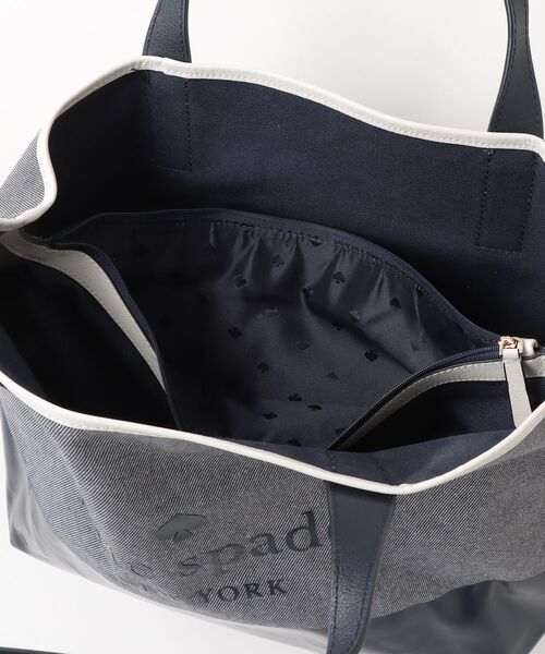 「kate spade new york」 トートバッグ - ネイビー レディース_画像4