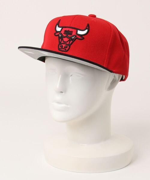 「Mitchell&Ness」 キャップ FREE レッド メンズ_画像6