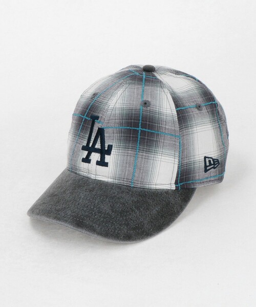 starteam アイボリー ネイビー チェック キャップ NEW ERA（ニューエラ） キャップ 帽子 メンズ 「別注」「NEW ERA」GLR