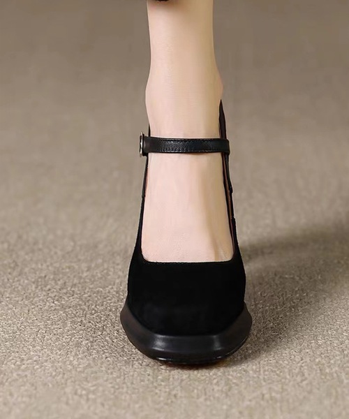 「IRADOWL」 パンプス 35 ブラック レディース_画像6