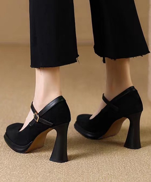 「IRADOWL」 パンプス 35 ブラック レディース_画像7