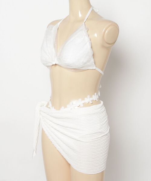 gossip!ロサンゼルス 水着 「Y2Kガーリー」レトロフラワー3点セット
