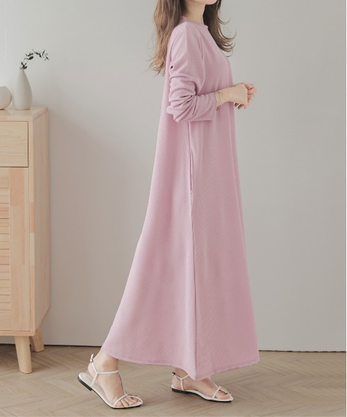 「SUGAR BISKET」 「La-gemme」長袖ワンピース M ブラウン レディース_画像6