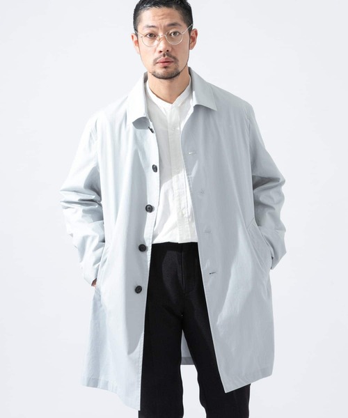 「URBAN RESEARCH ROSSO MEN」 ステンカラーコート MEDIUM ブラック メンズ_画像2