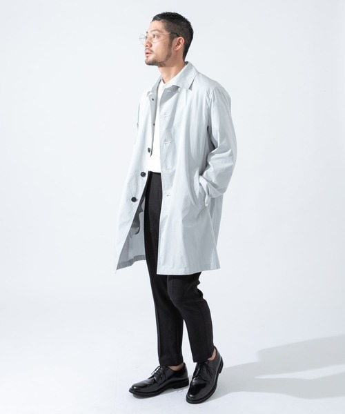 「URBAN RESEARCH ROSSO MEN」 ステンカラーコート MEDIUM ブラック メンズ_画像3