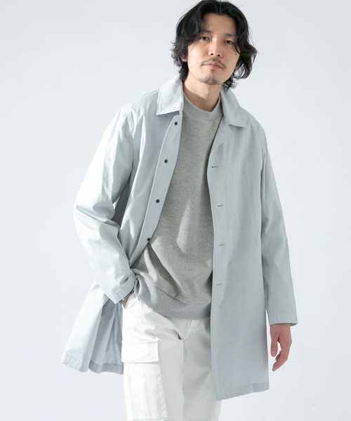 「URBAN RESEARCH ROSSO MEN」 ステンカラーコート MEDIUM ブラック メンズ_画像4
