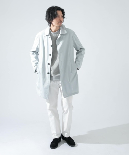 「URBAN RESEARCH ROSSO MEN」 ステンカラーコート MEDIUM ブラック メンズ_画像5