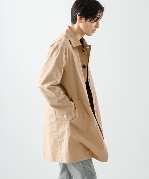 「URBAN RESEARCH ROSSO MEN」 ステンカラーコート MEDIUM ブラック メンズ_画像8