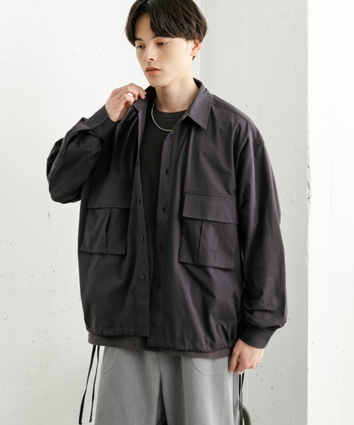 「SENSE OF PLACE by URBAN RESEARCH」 長袖シャツ MEDIUM ピンク メンズ_画像2