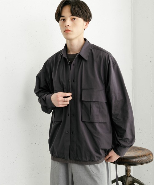 「SENSE OF PLACE by URBAN RESEARCH」 長袖シャツ MEDIUM ピンク メンズ_画像4