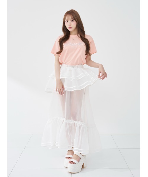 Darich（ダーリッチ） tシャツ DarichエンブロイダリービジューTシャツ