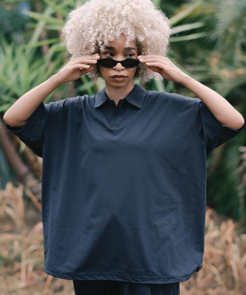 URBAN RESEARCH（アーバンリサーチ） ポロシャツ Wide Dad BREEZY TECH