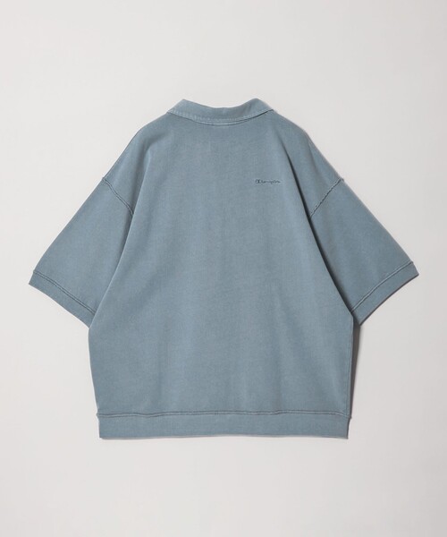 tシャツ 「Champion × monkey time」ピグメント スキッパー ポロシャツ メンズの画像