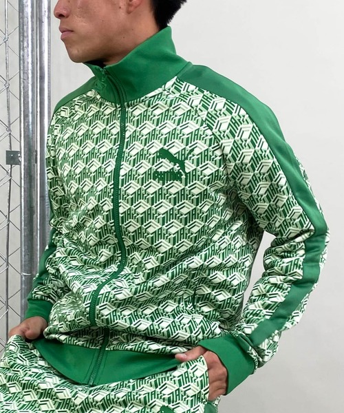 PUMAジャージセットアップ(グリーン) PUMA（プーマ） ジャージブルゾン M ブラック メンズ : ZOZOTOWN Yahoo