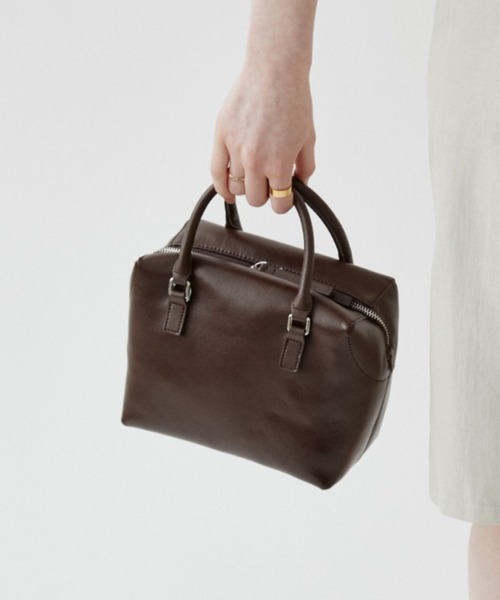 arholiday.standard ボストンバッグ 2way real leather cube mini