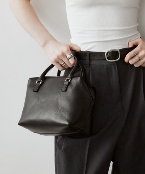 arholiday.standard ボストンバッグ 2way real leather cube mini