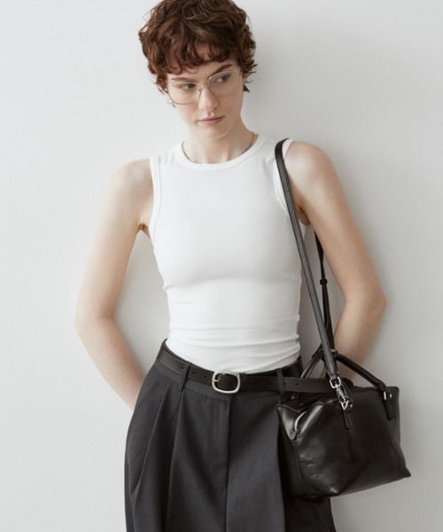 arholiday.standard ボストンバッグ 2way real leather cube mini