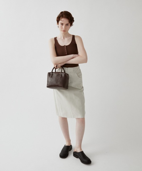 arholiday.standard ボストンバッグ 2way real leather cube mini
