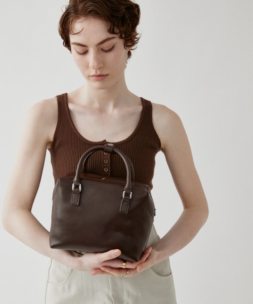 arholiday.standard ボストンバッグ 2way real leather cube mini