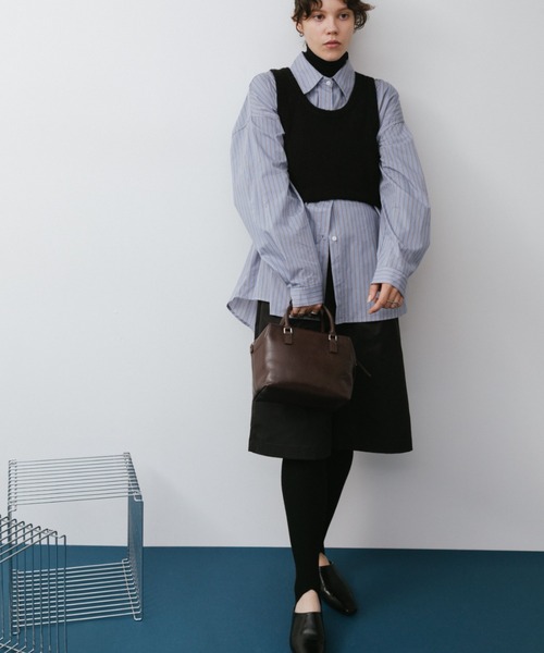arholiday.standard ボストンバッグ 2way real leather cube mini