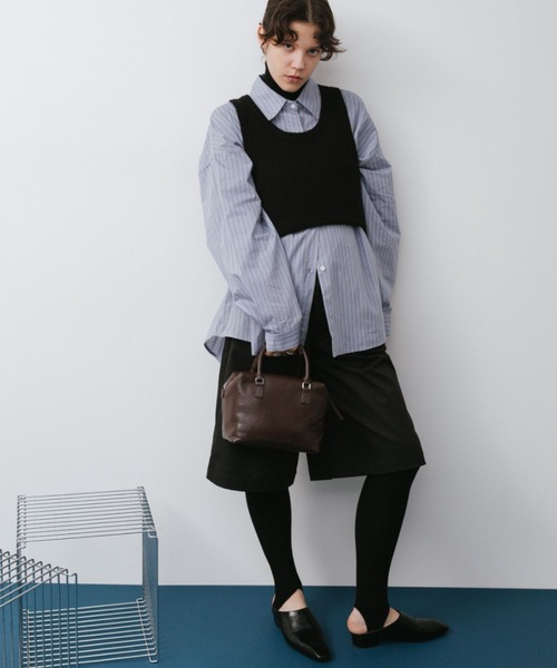 arholiday.standard ボストンバッグ 2way real leather cube mini