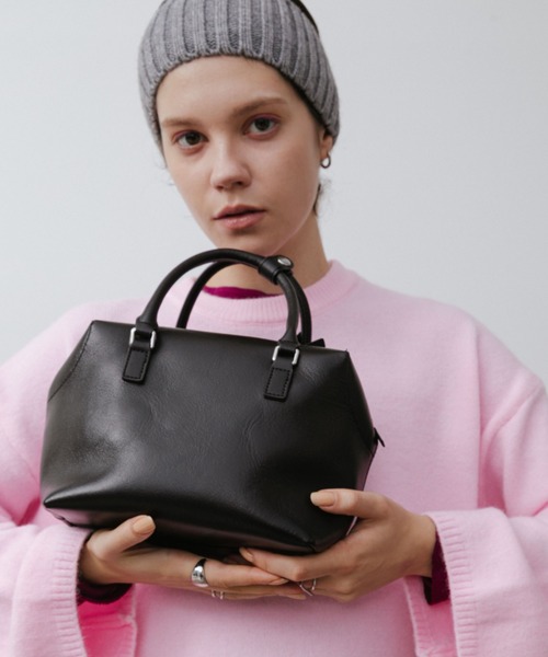 arholiday.standard ボストンバッグ 2way real leather cube mini
