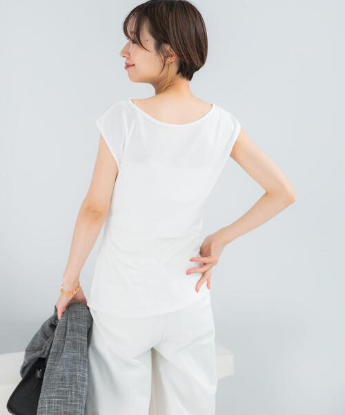 tシャツ クールタッチ デザインドレープカットソー レディース