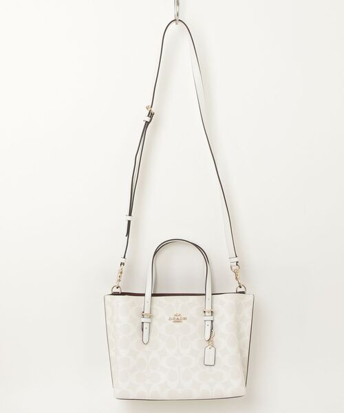 COACH（コーチ） 2WAYバッグ - ホワイト レディース : ZOZOTOWN Yahoo
