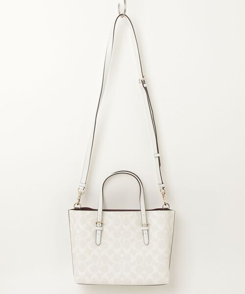 【新品未使用】COACH 2way ハンドバッグ ショルダー ホワイト COACH（コーチ） 2WAYバッグ - ホワイト レディース : ZOZOTOWN Yahoo