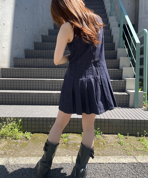 Roger&Raw（ロジャーアンドロウ） ワンピース デニム ノースリーブ