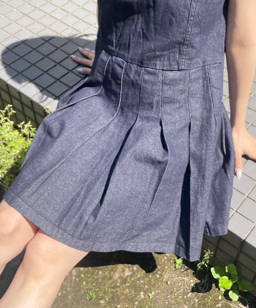 Roger&Raw（ロジャーアンドロウ） ワンピース デニム ノースリーブ 