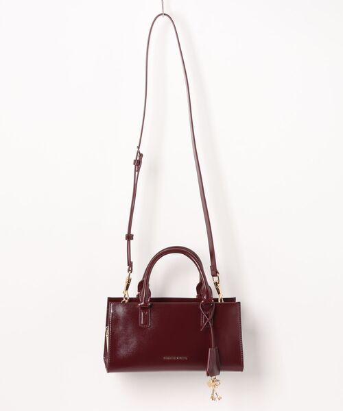 「CHARLES & KEITH」 2WAYバッグ S クリーム レディース_画像8