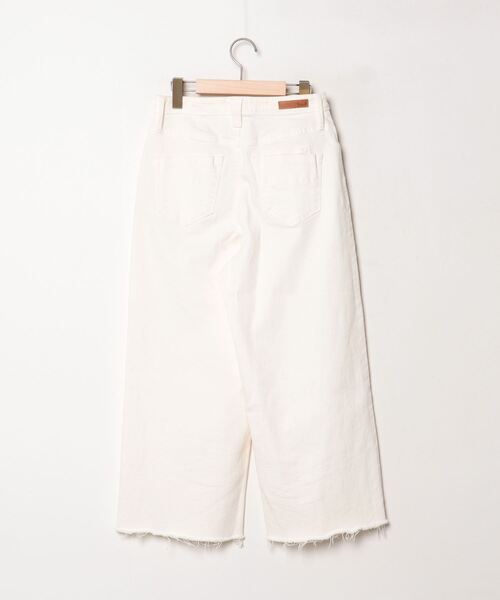 「YANUK」 デニムパンツ 25inch ホワイト レディース_画像2
