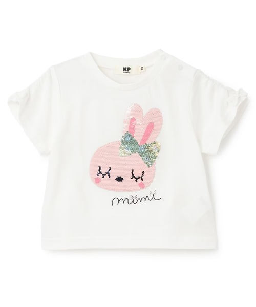 みーちゃん KP tシャツ mimiちゃん スパンコール刺しゅう Tシャツ キッズ 子供服