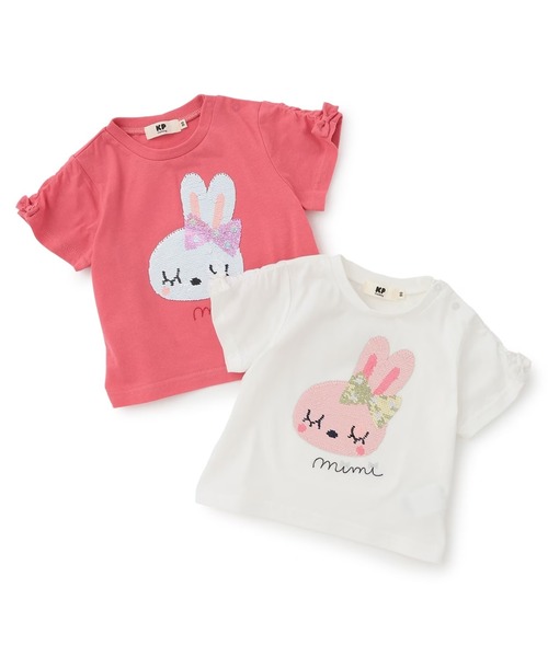 KP tシャツ mimiちゃん スパンコール刺しゅう Tシャツ キッズ 子供服
