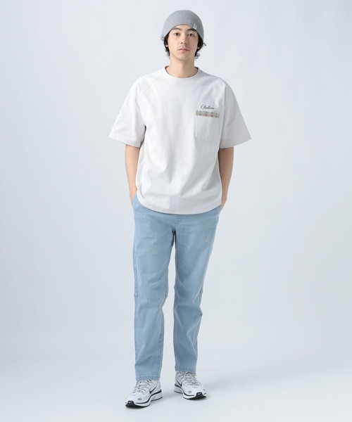 「BAYFLOW」 デニムパンツ LARGE ライトブルー メンズ_画像2