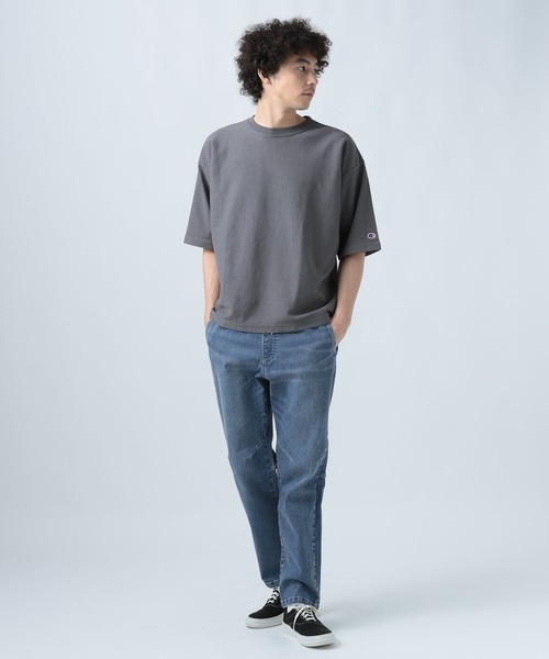 「BAYFLOW」 デニムパンツ LARGE ライトブルー メンズ_画像4