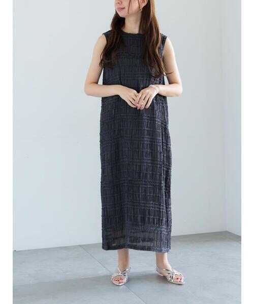 「Te chichi」 ノースリーブワンピース F ベージュ レディース_画像2
