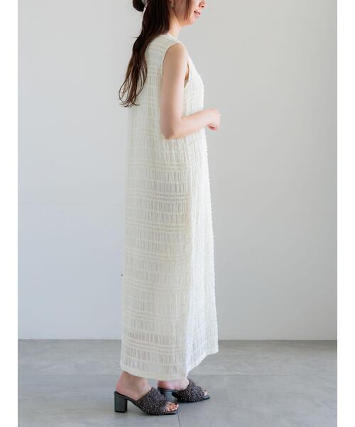 「Te chichi」 ノースリーブワンピース F ベージュ レディース_画像9