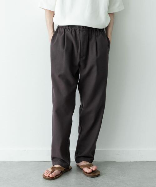 アーツ＆サイエンス リネン混パンツ 黒 URBAN RESEARCH Sonny Label パンツ 接触冷感リネン混テーパードパンツ
