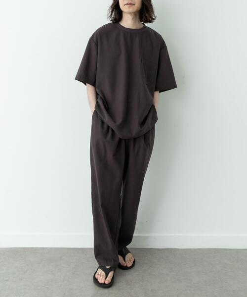 URBAN RESEARCH Sonny Label パンツ 接触冷感リネン混テーパードパンツ