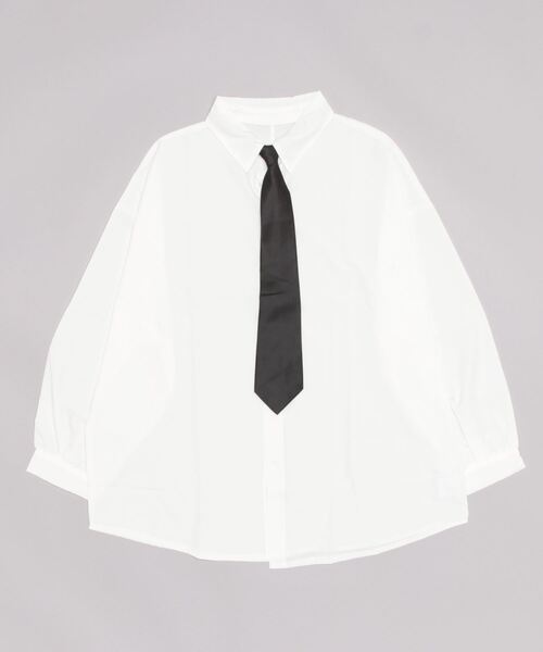 「NEW GENTLEMAN」 長袖シャツ M ホワイト メンズ_画像7
