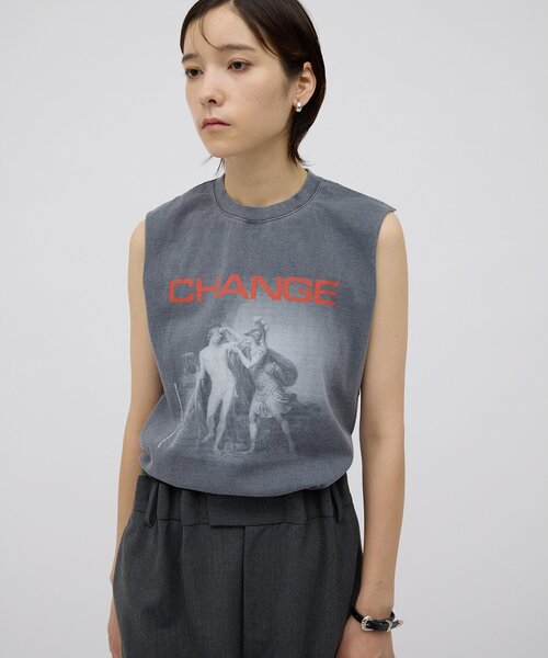 Whim Gazette（ウィム ガゼット） tシャツ 「GEMINI」プリント
