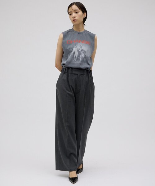 アイテム：【GEMINI】レイヤードノースリーブ　２枚１セット 完売品 Whim Gazette（ウィム ガゼット） tシャツ 「GEMINI」プリント